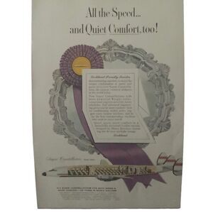 Vintage 1955 Lockheed Super Constellation Quiet Comfort Ad Advertisement